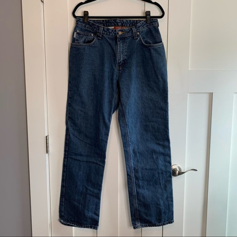 Carhartt Flannel Lined Jeans Size 33x30